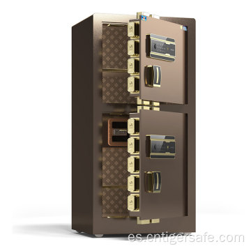 Tiger Safes Brown de 2 puertas de 120 cm de alto bloqueo electrórico